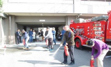 ポレスター安芸矢口　消防訓練　２０１６年１１月５日開催