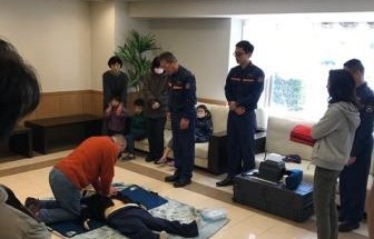 ポレスターステーションシティ金沢　防災訓練・AED講習　２０１７年３月１９日開催
